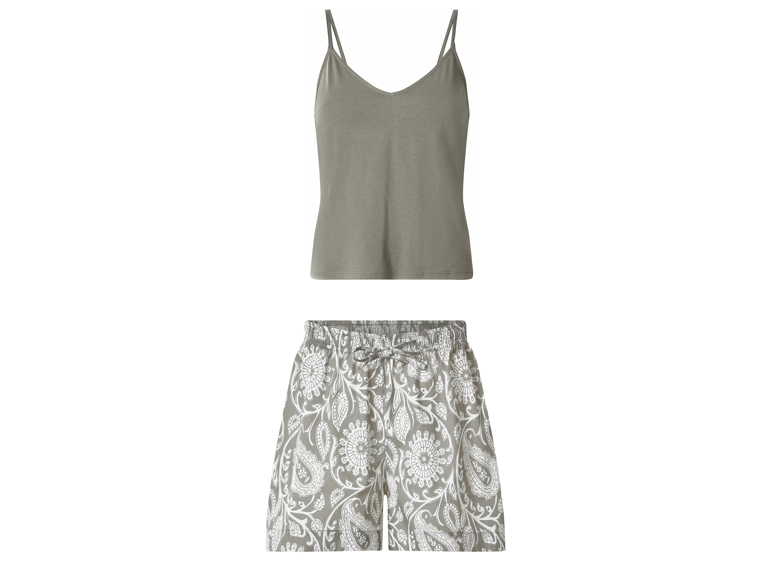 ESMARA Dames pyama (Groen, S (36/38))