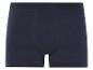 Een paar donkerblauwe boxershorts van Livergy.