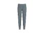 Blauwgrijze joggingbroek met bladerenpatroon.