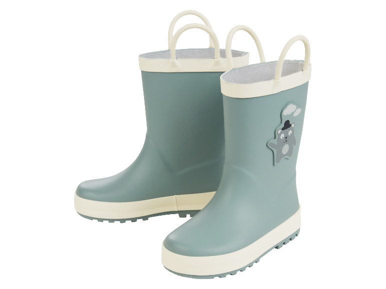 Kinder regenlaarzen met beerprint.