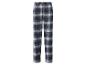 Geruite flanellen pyjamabroek voor heren met elastische tailleband.