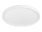 Witte, ronde LED plafondlamp met slank profiel
