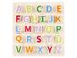 Houten puzzel met kleurrijk alfabet.