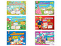 Activiteitenboeken met dierenthema, boerderij, brandweerman Sam, Paw Patrol en My Little Pony.