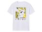 Wit t-shirt met Pikachu in manga stijl.