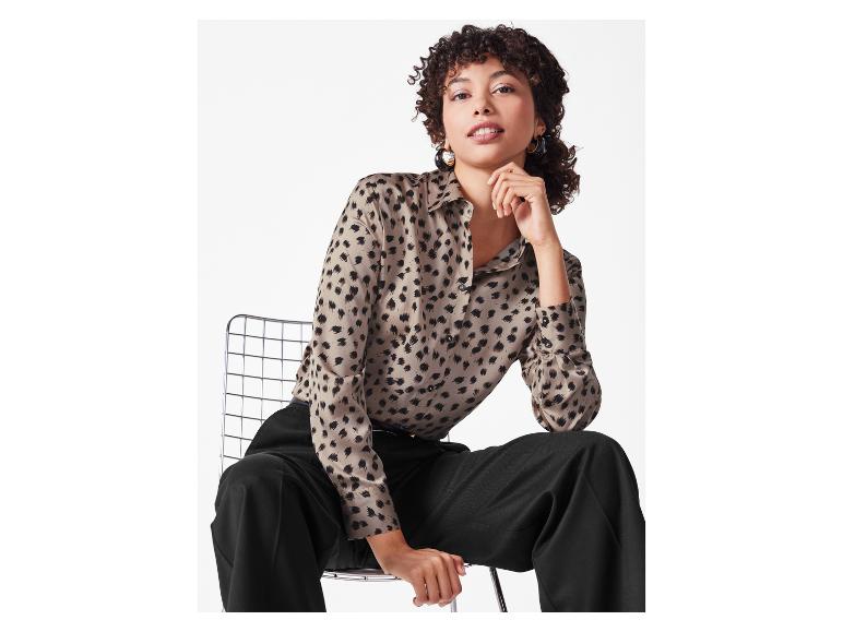 Satijnen dames blouse