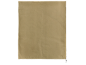 Eenvoudige beige stof, mogelijk een tafelkleed of groot stuk stof.