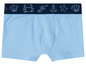 Blauwe boxershorts met zeedierprint