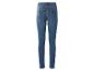 Dames skinny jeans in blauw, achteraanzicht