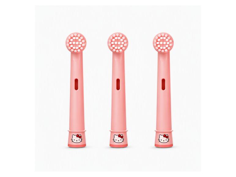 Drie roze HELLO KITTY vervangende opzetborstels