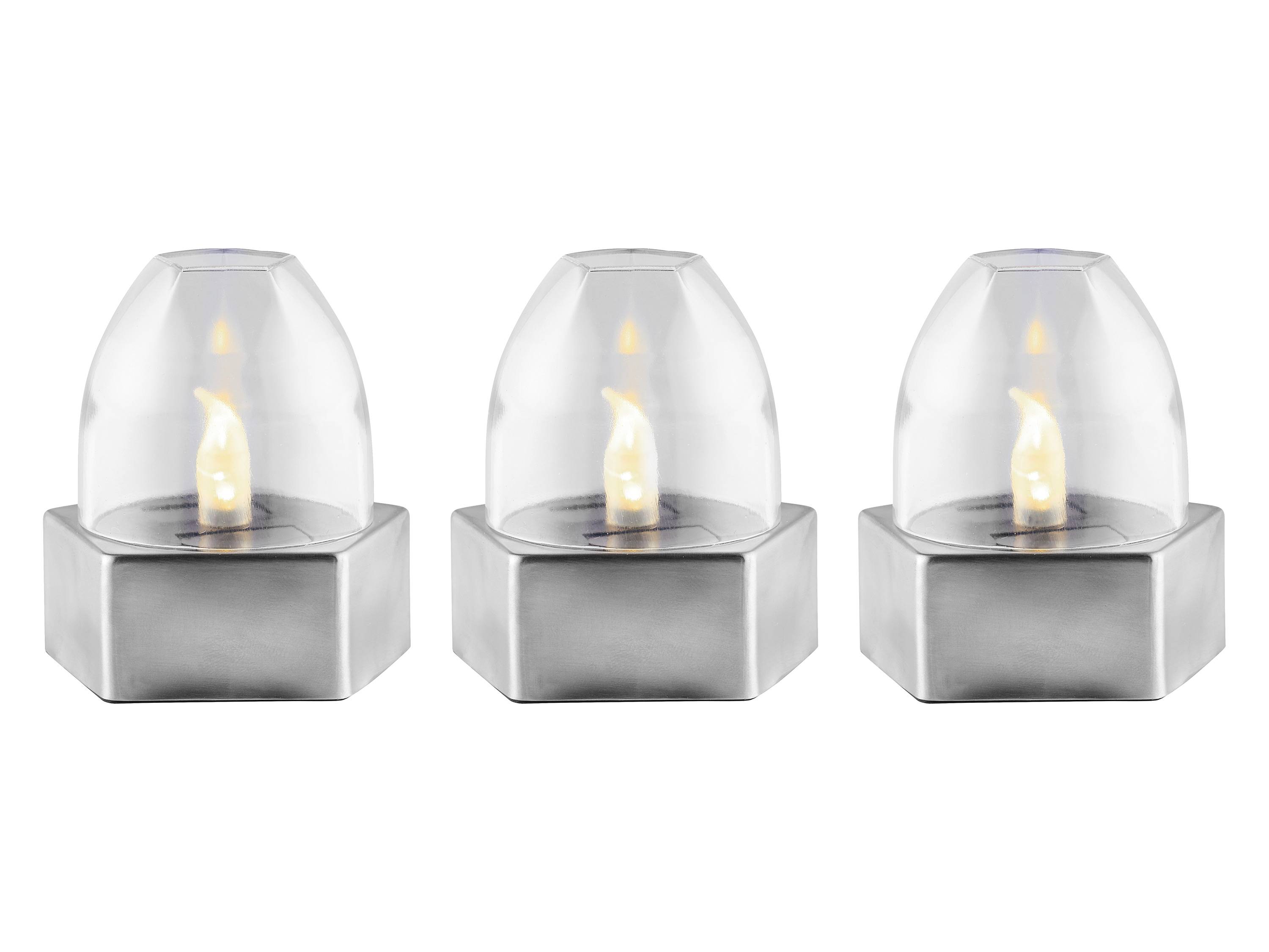 LIVARNO HOME 3 LED-solar-lampen (3 solar led-lampen) afbeelding