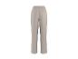 Beige damesbroek met hoge taille, achteraanzicht.