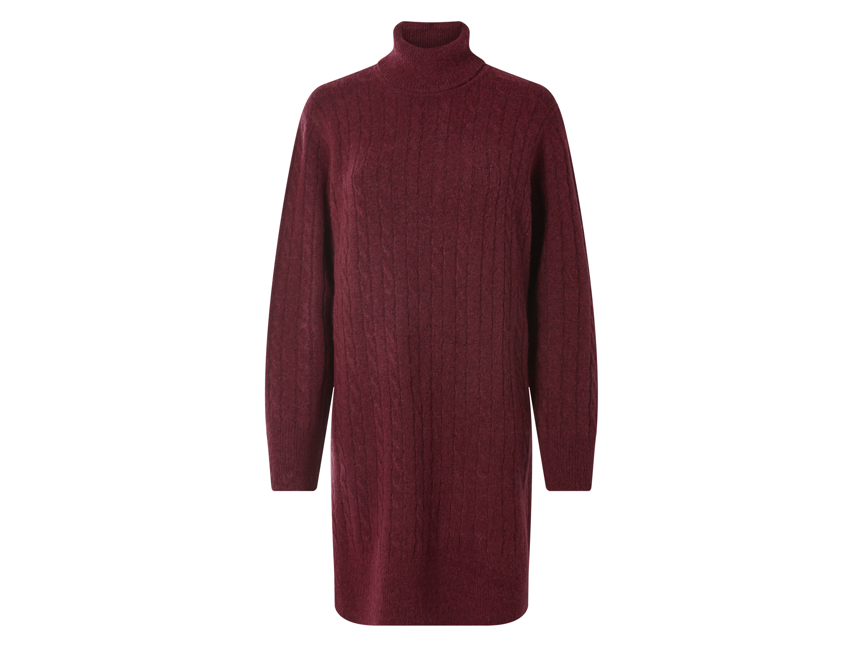 ESMARA Dames gebreide jurk (Bordeaux, L (44/46))
