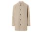 Beige regenjas met knopen