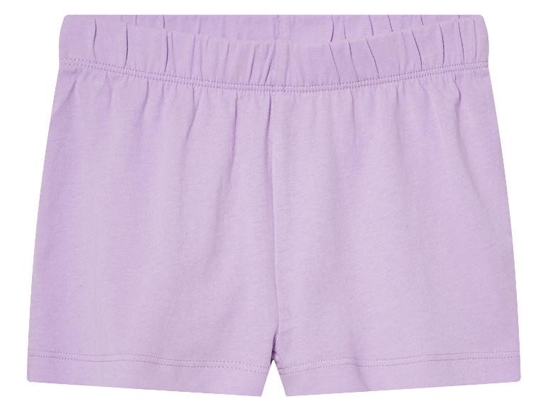 Lila kinder shorts van katoen.