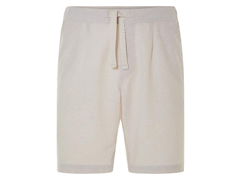 Beige shorts met trekkoord: casual kleding.