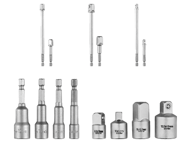 PARKSIDE® Doppenset, adapterset of dop verlengstuk