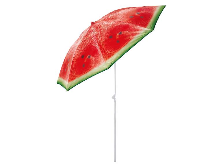 Strandparasol met watermeloenprint