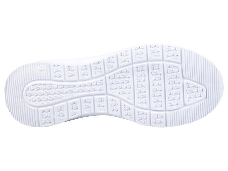 Witte zool van sneakers.