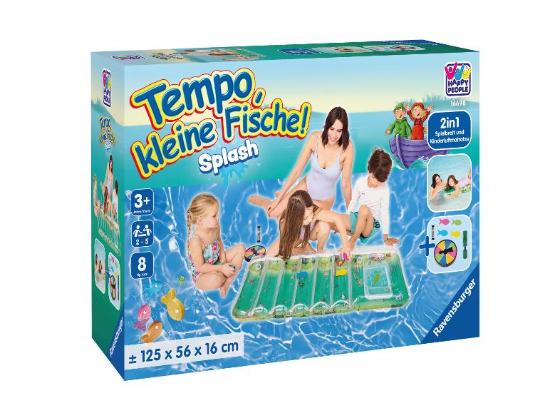 Happy People Tempo Kleine Fische! Splash speelbord en kinderluchtmatras.