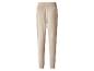 Dames beige fluwelen joggingbroek