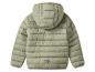 Groen kinder pufferjack met capuchon.