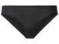 Een zwart katoenen slipje.