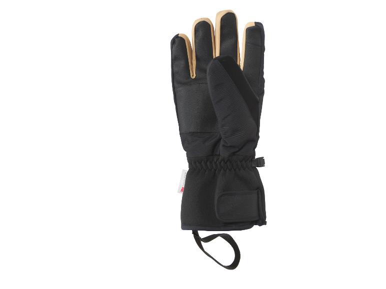 Zwarte skihandschoen met 3M Thinsulate isolatie
