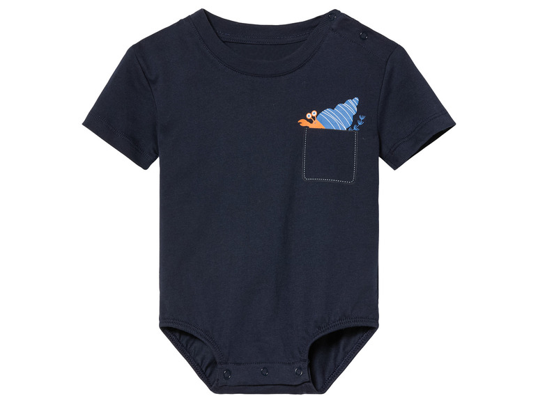 lupilu Baby T-shirt (86-92, Marineblauw)