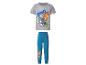 Grijs T-shirt en blauwe broek met 'Dino Expert Paw Patrol'-print voor kinderen.