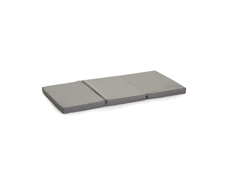 Grijze, opvouwbare slaapmat of campingmatras
