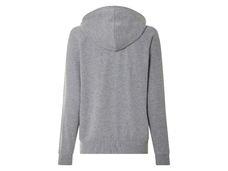 Grijze hoodie met capuchon.