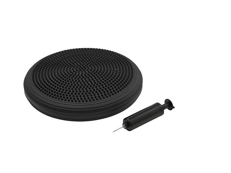 Zwart balanskussen met pomp