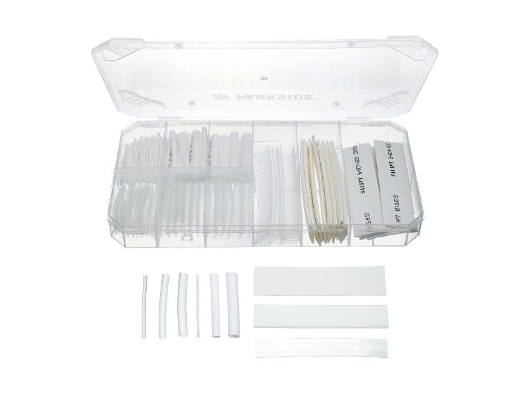 Een doos met Parkside krimpkousen