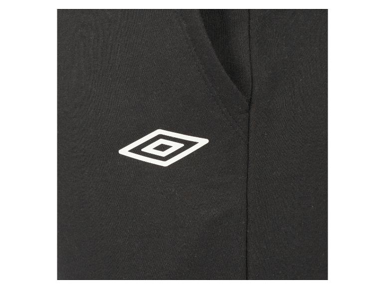 Zwarte sportbroek met wit Umbro-logo