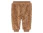 Bruine teddy joggingbroek voor kinderen.