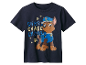 Een donkerblauw t-shirt met Chase van Paw Patrol.