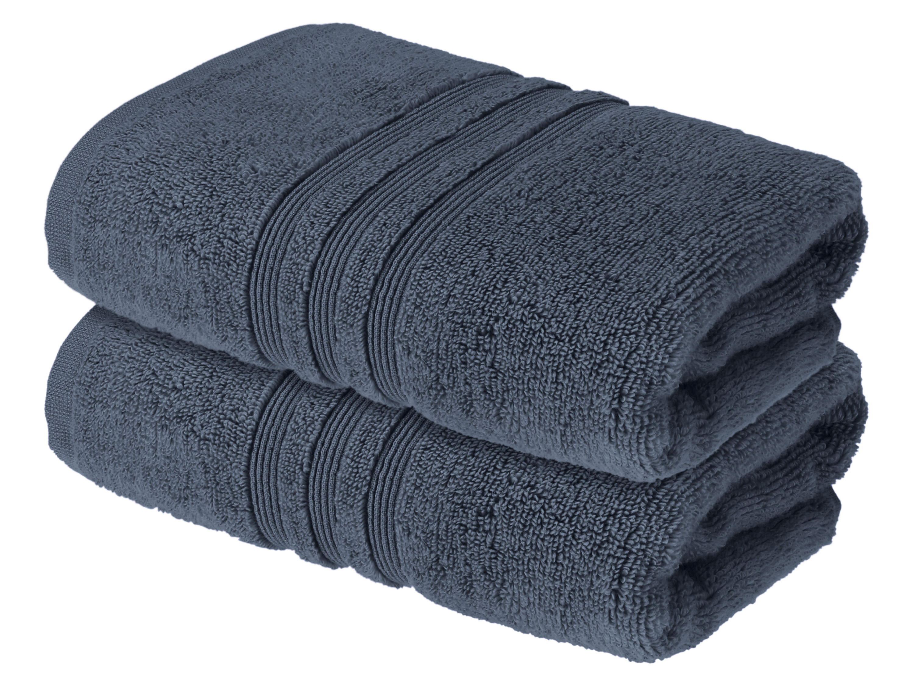 LIVARNO Set van 2 handdoeken 50 x 100 cm (Blauw)