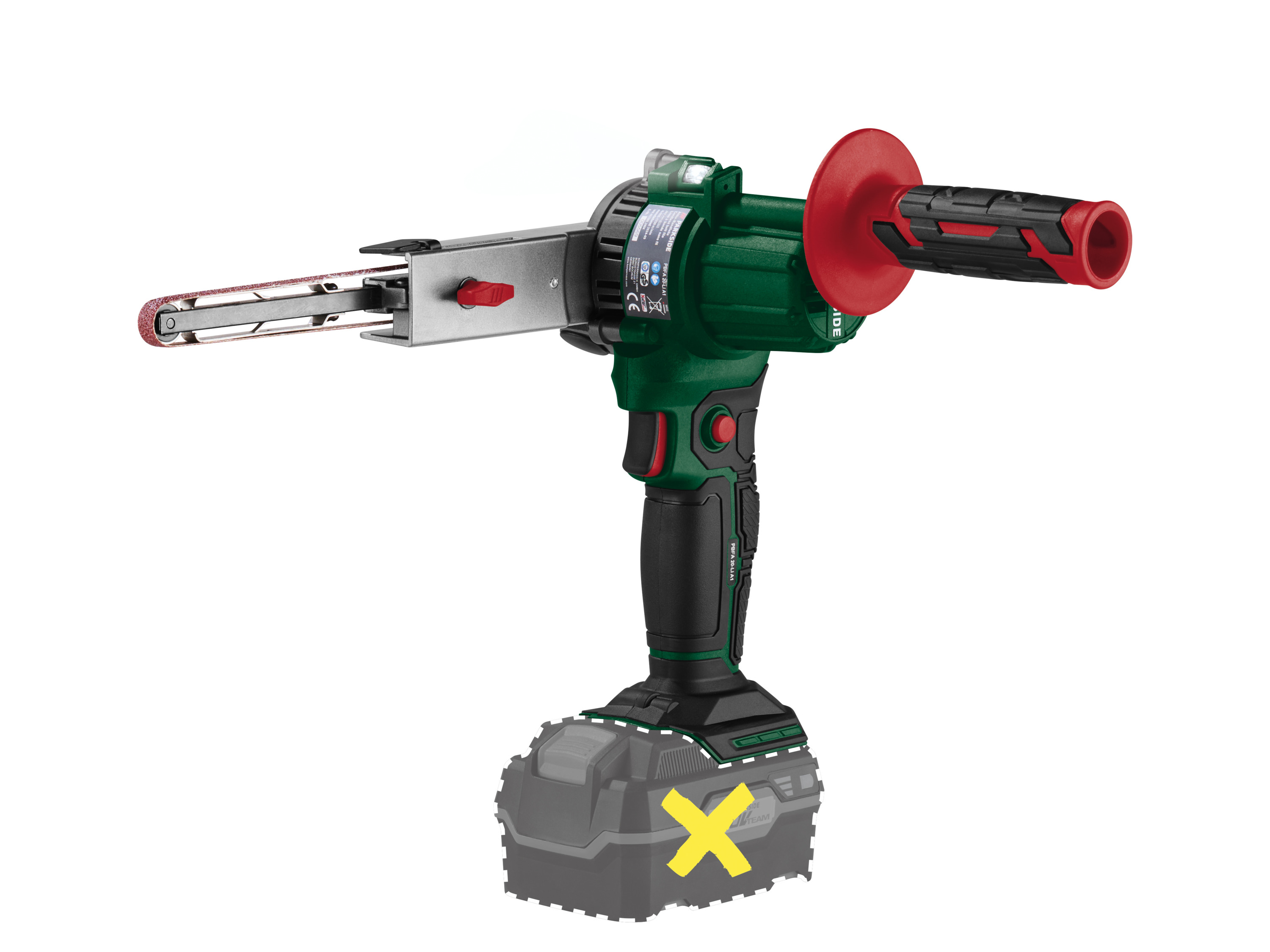 PARKSIDE Accu-stripschuurmachine 20 V zonder accu en lader