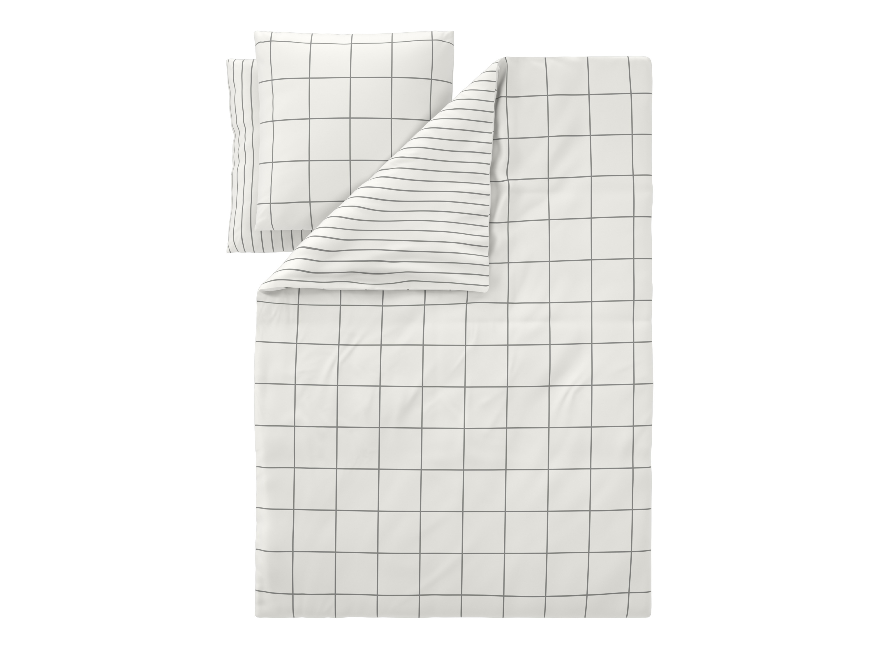 LIVARNO Fijnbiber beddengoed, 200 x 200 cm (Let op: LV OSNL) (Geruit) afbeelding