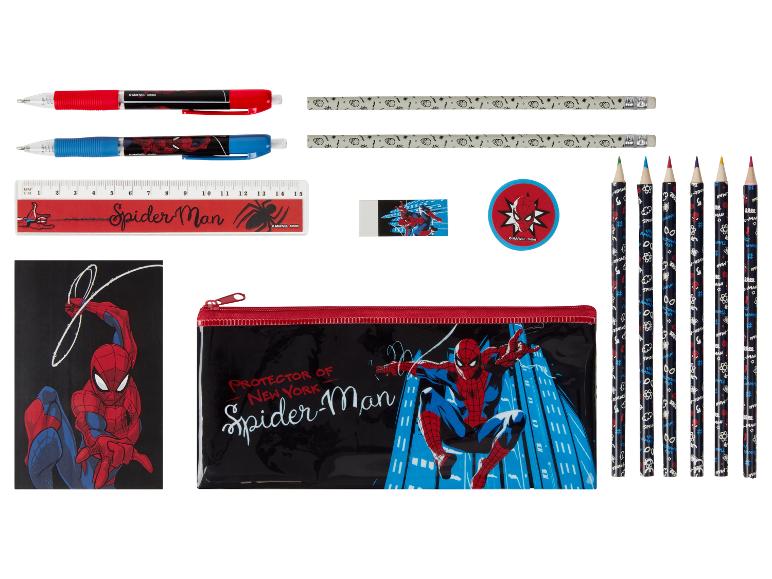 Spider-Man: etui, pennen, potloden en liniaal.