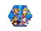 Zeshoekige Paw Patrol doos met Chase, Skye, Rubble en Marshall vliegend