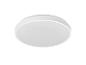 Witte, ronde LED plafondlamp met matte diffuser.