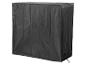 Zwarte beschermhoes voor tuinmeubelen of barbecue