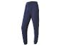 Donkerblauwe joggingbroek met elastische tailleband.