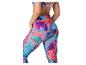 Sportlegging en top met kleurrijk abstract motief.