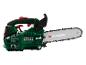 Een Parkside elektrische kettingzaag op een witte achtergrond.