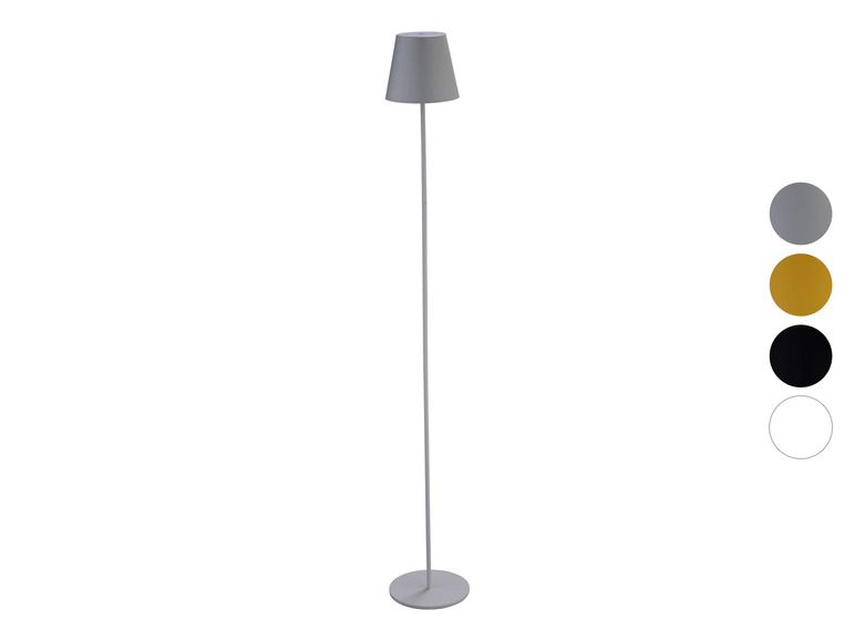 LIVARNO home Accu-staande lamp (Grijs)