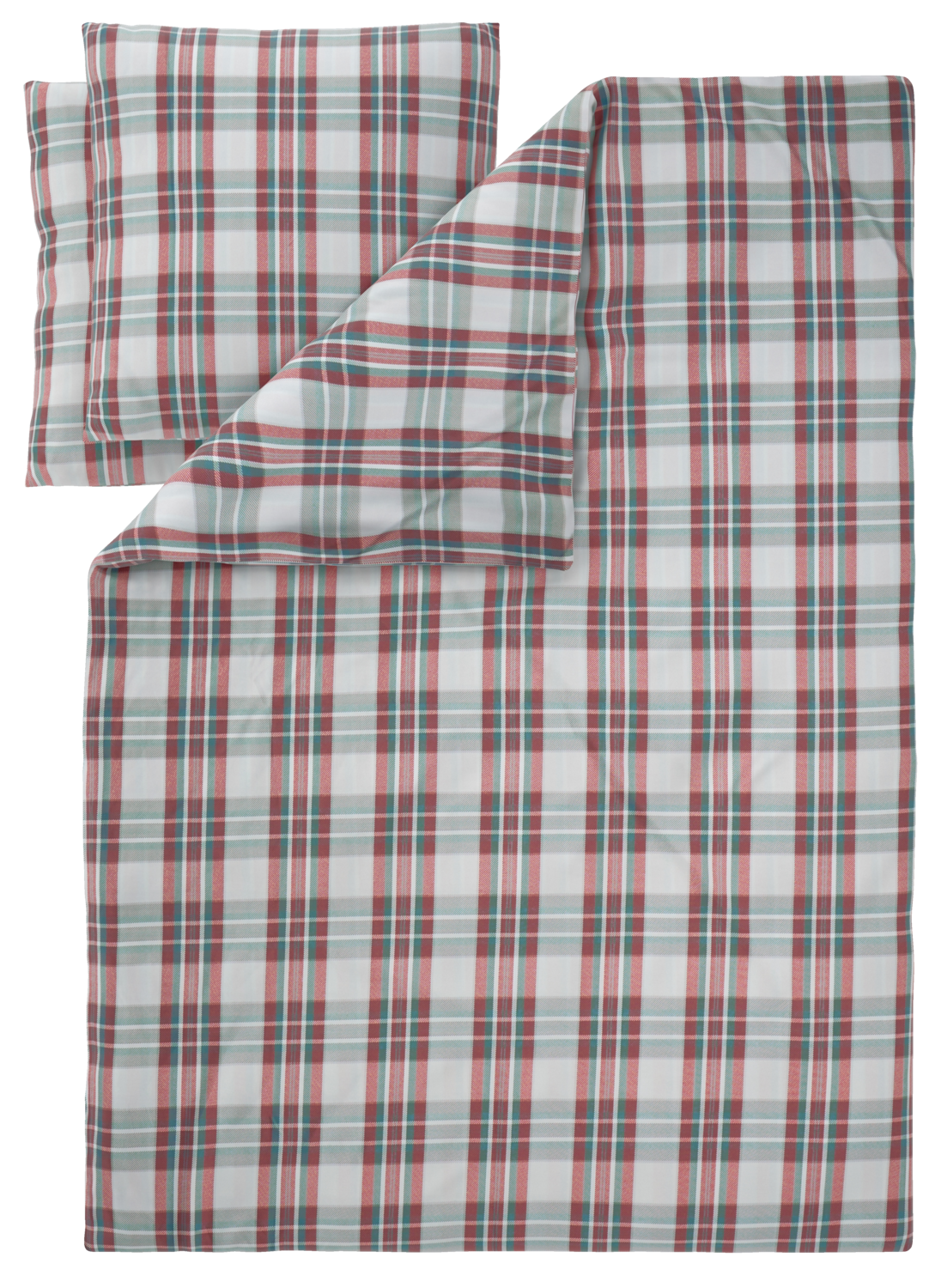 LIVARNO Microvezel-satijnen beddengoed, 240 x 220 cm. (Geruit)