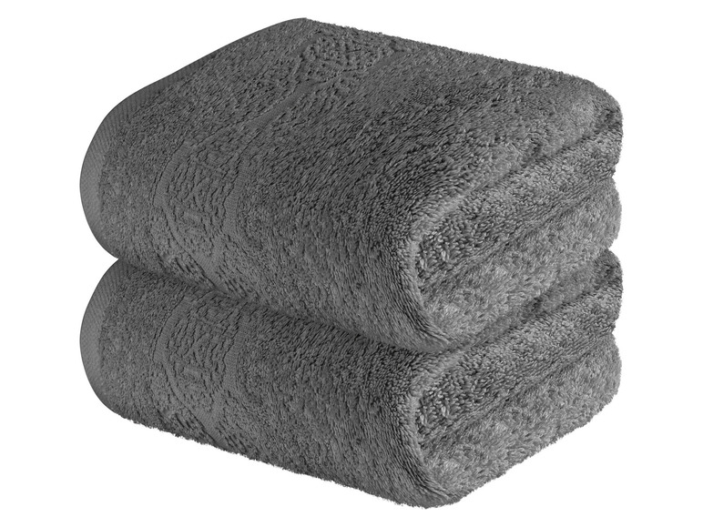 Ga naar volledige schermweergave: LIVARNO home Badstof handdoek, 50 x 100 cm, set van 2 - afbeelding 2